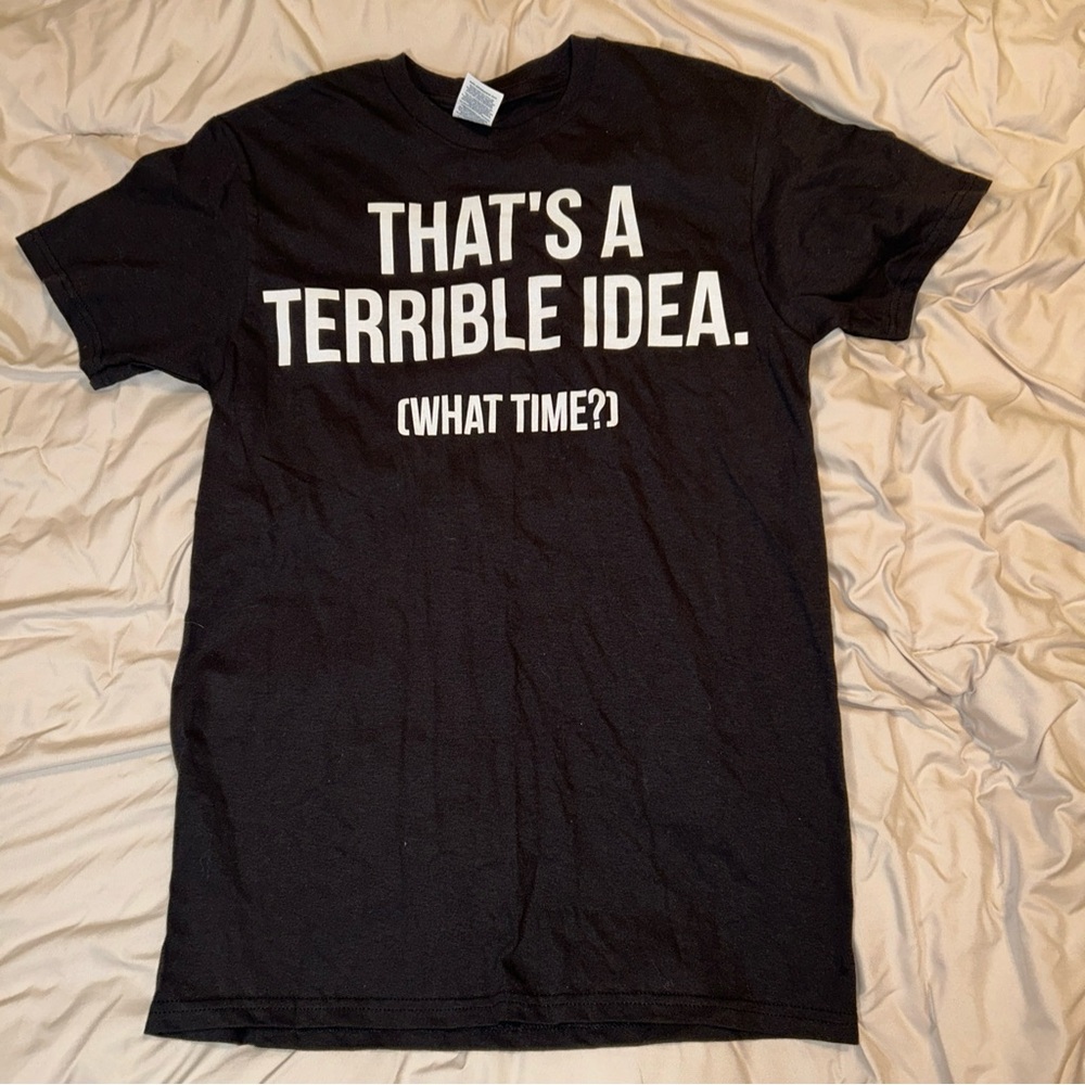 Black Short Sleeve Crew Neck Tees